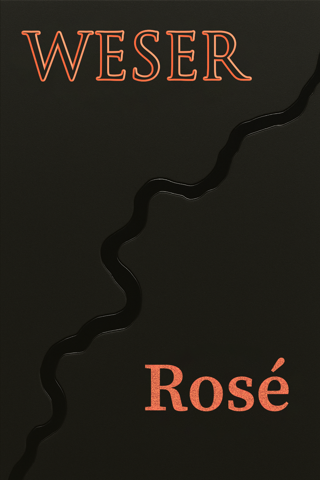 Etikett Weser Rosé